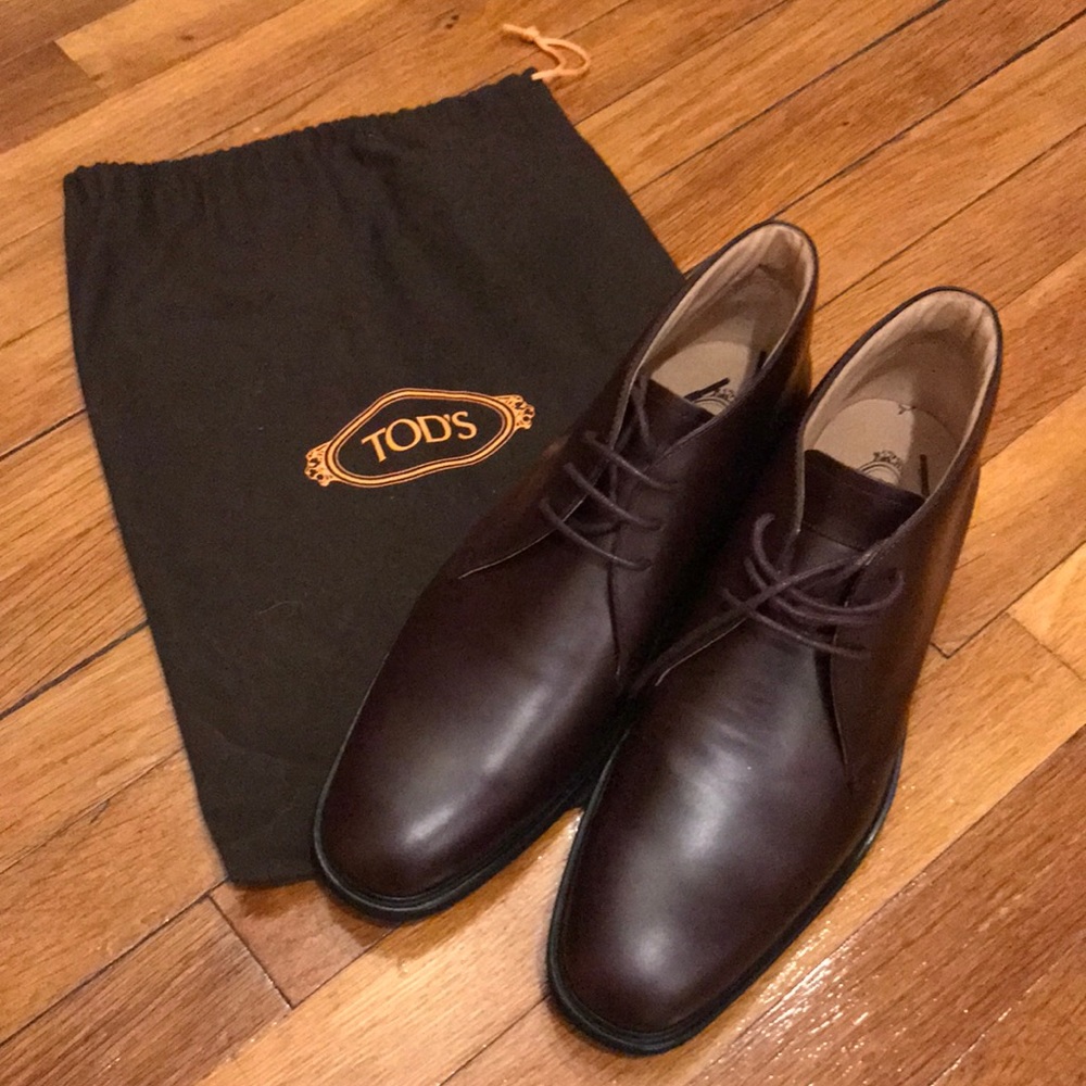 Tod’s Brown Ankle Leather Boot size 38.5 EU 9.5 US